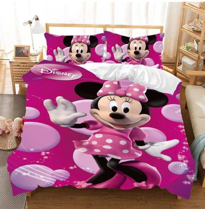 Disney Minnie Mouse 8 Duvet Cover Set - Bedding Set