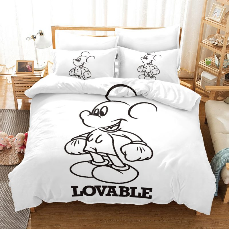 Lovable Mickey Mouse Duvet Cover Set - Bedding Set
