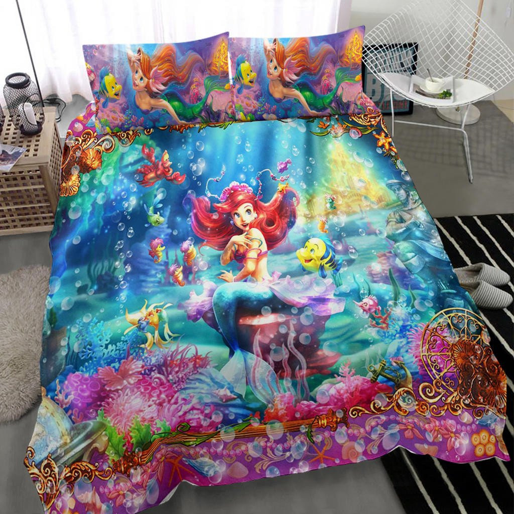 Disney Mermaid Disney Mermaid Duvet Cover Set - Bedding Set