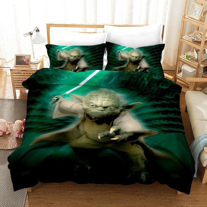 Star Wars Master Yoda 5 2 Duvet Cover Set - Bedding Set