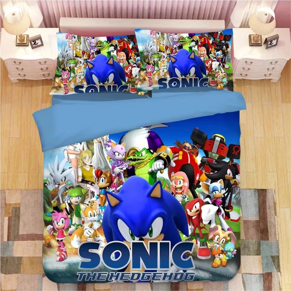 Sonic The Hedgehog 4 Duvet Cover Set - Bedding Set