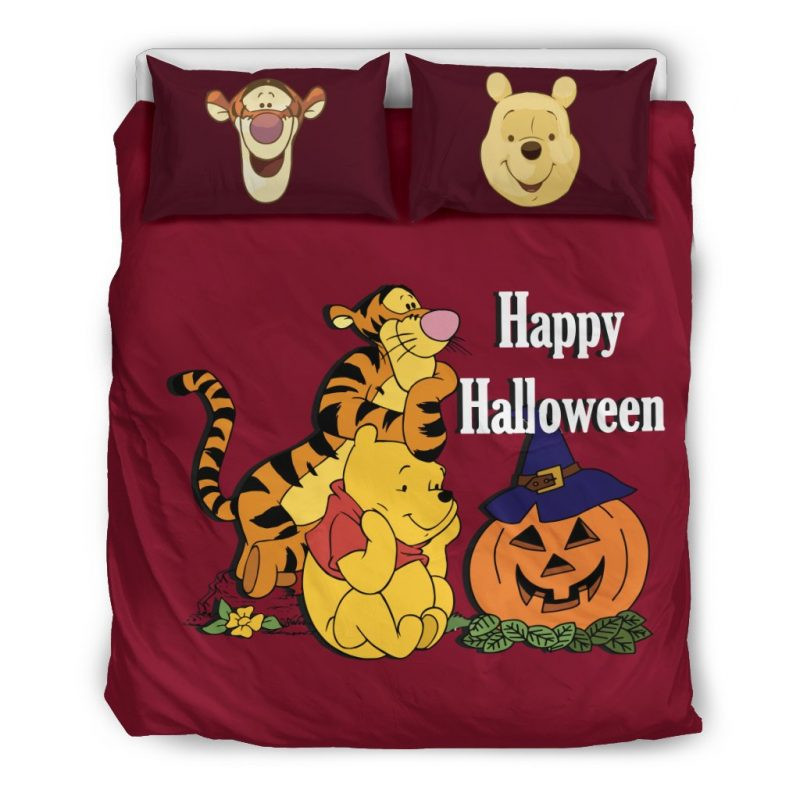 Winnie The Pooh Halloween Duvet Cover Set - Bedding Set
