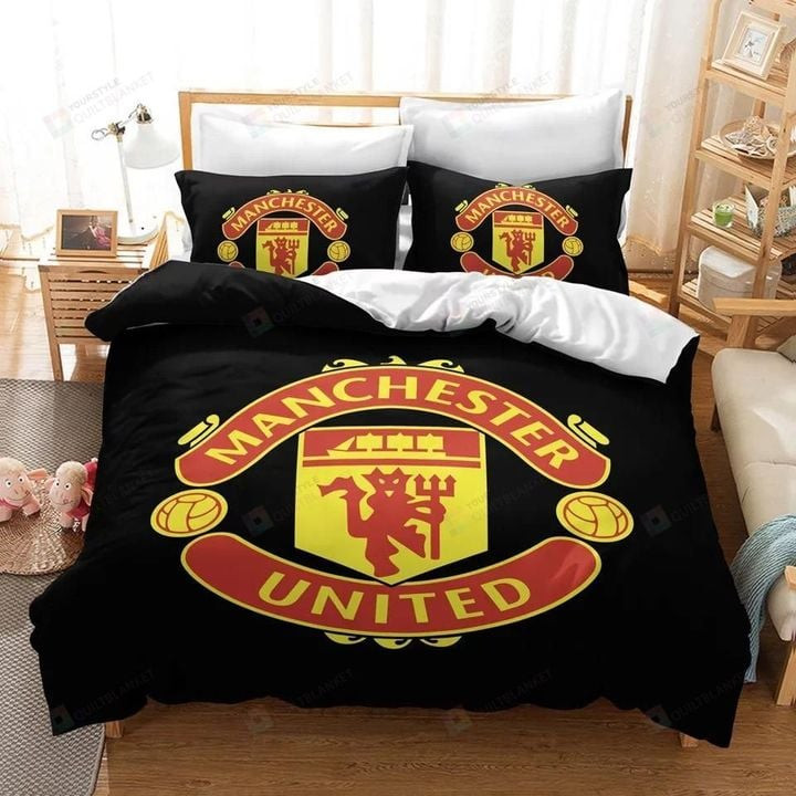 MU Manchester United FC 1 Duvet Cover Set - Bedding Set