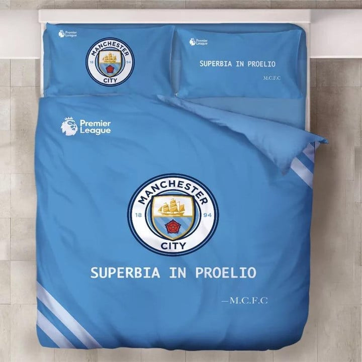 Manchester City FC 7 Duvet Cover Set - Bedding Set