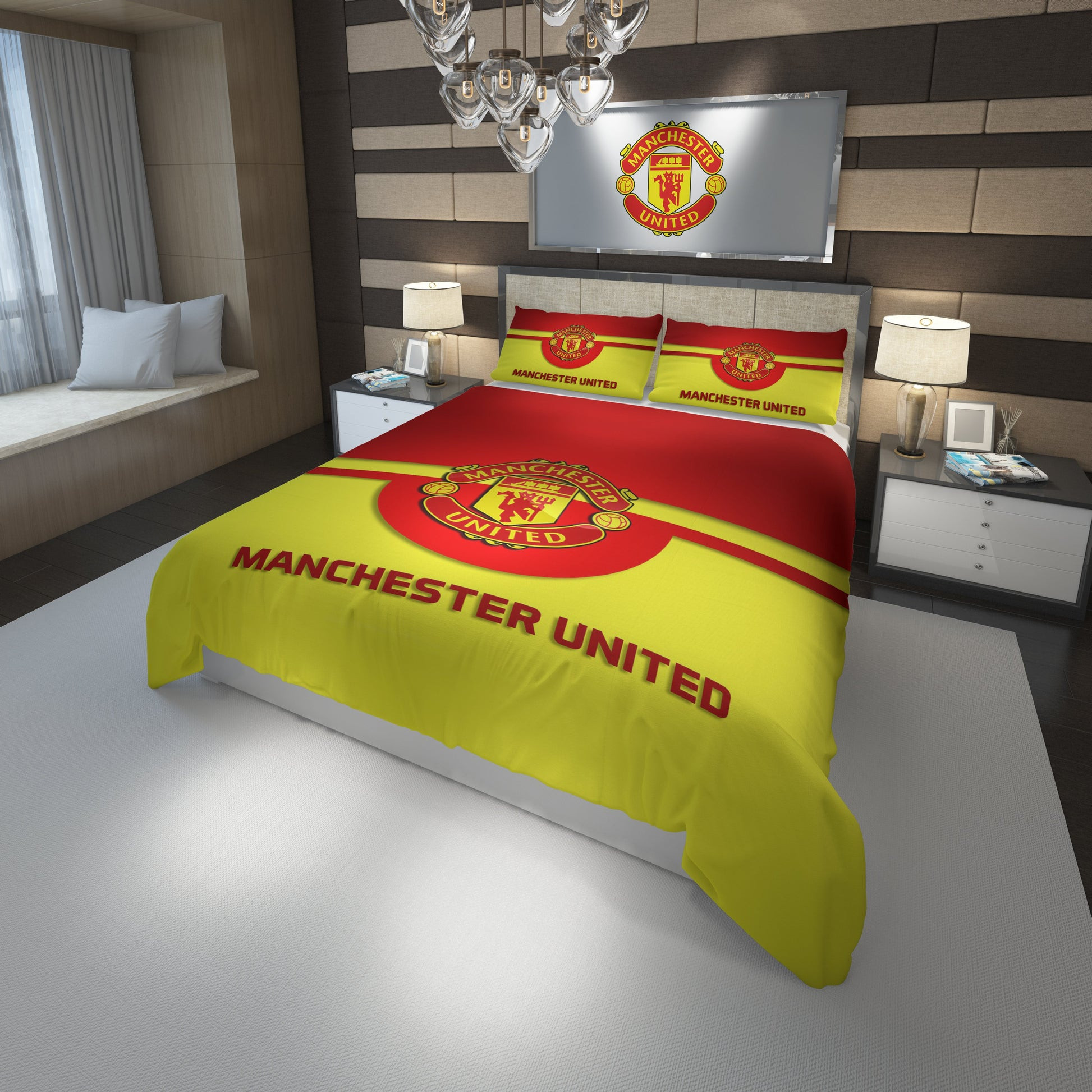 MU Manchester United FC 14 Duvet Cover Set - Bedding Set