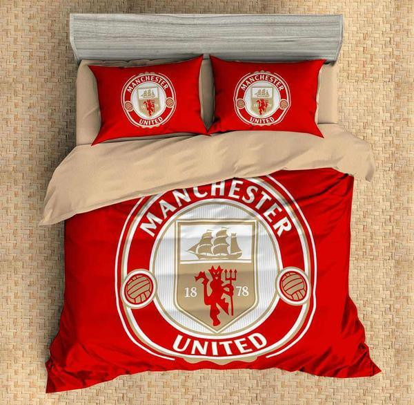 MU Manchester United FC 10 Duvet Cover Set - Bedding Set