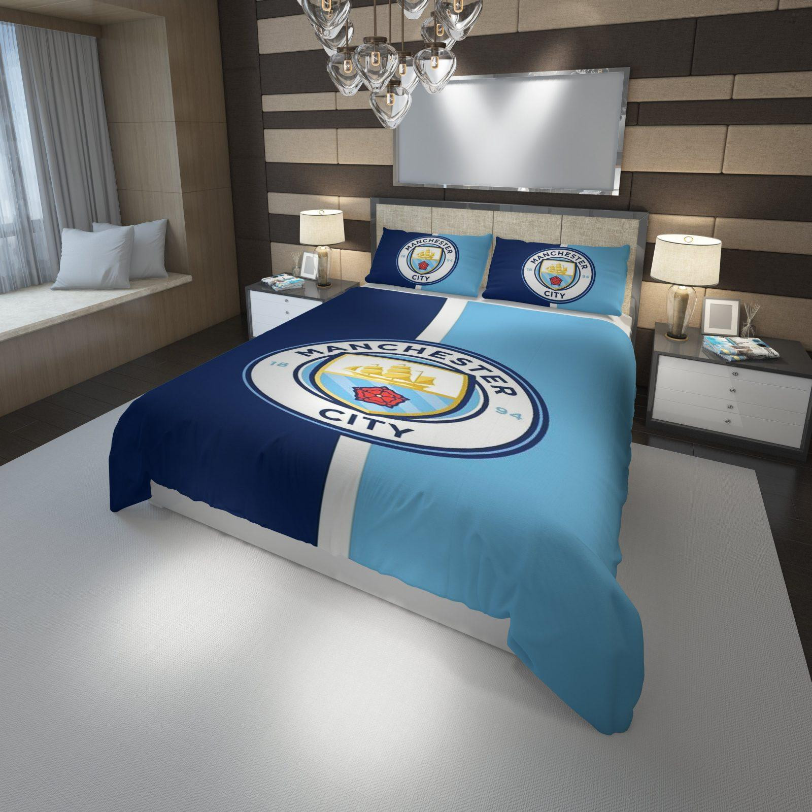 Manchester City FC 9 Duvet Cover Set - Bedding Set