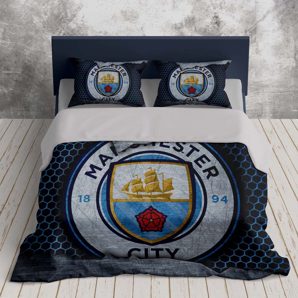 Manchester City FC 14 Duvet Cover Set - Bedding Set