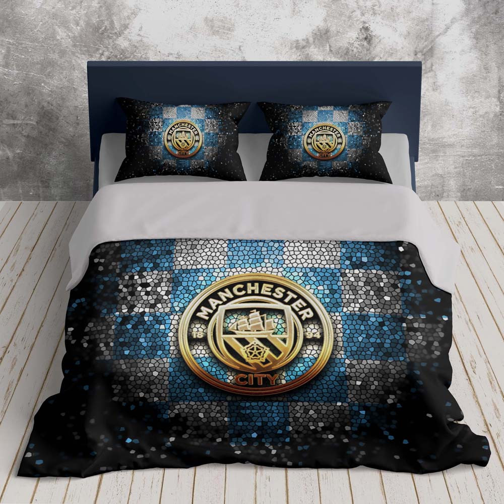 Manchester City FC 25 Duvet Cover Set - Bedding Set