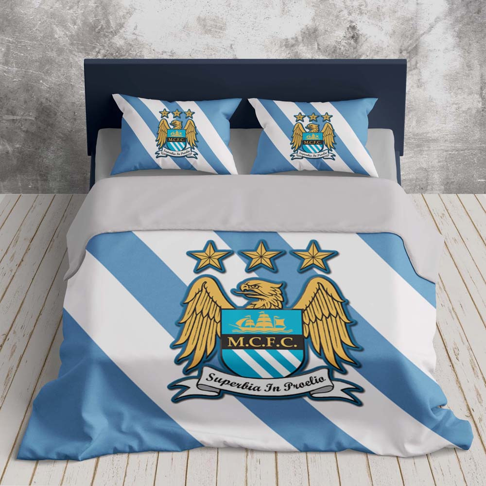 Manchester City FC 17 Duvet Cover Set - Bedding Set