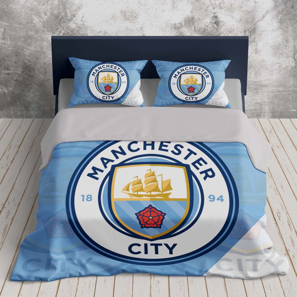 Manchester City FC 24 Duvet Cover Set - Bedding Set