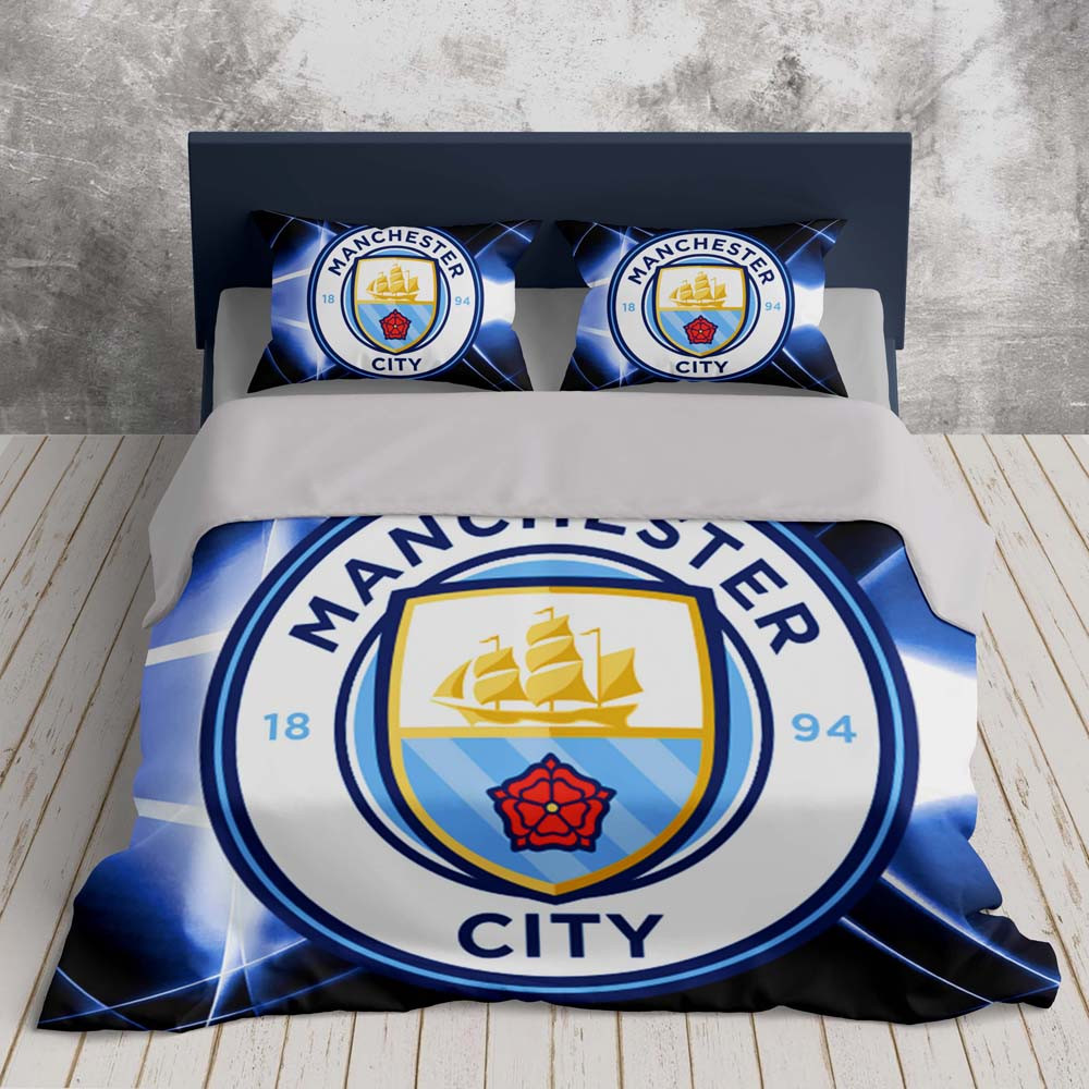 Manchester City FC 21 Duvet Cover Set - Bedding Set