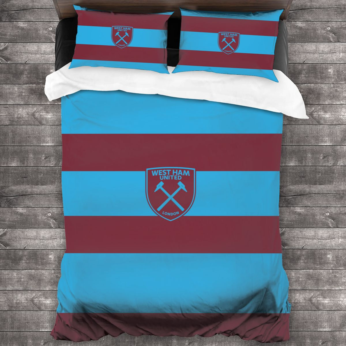 West Ham United FC 2 Duvet Cover Set - Bedding Set