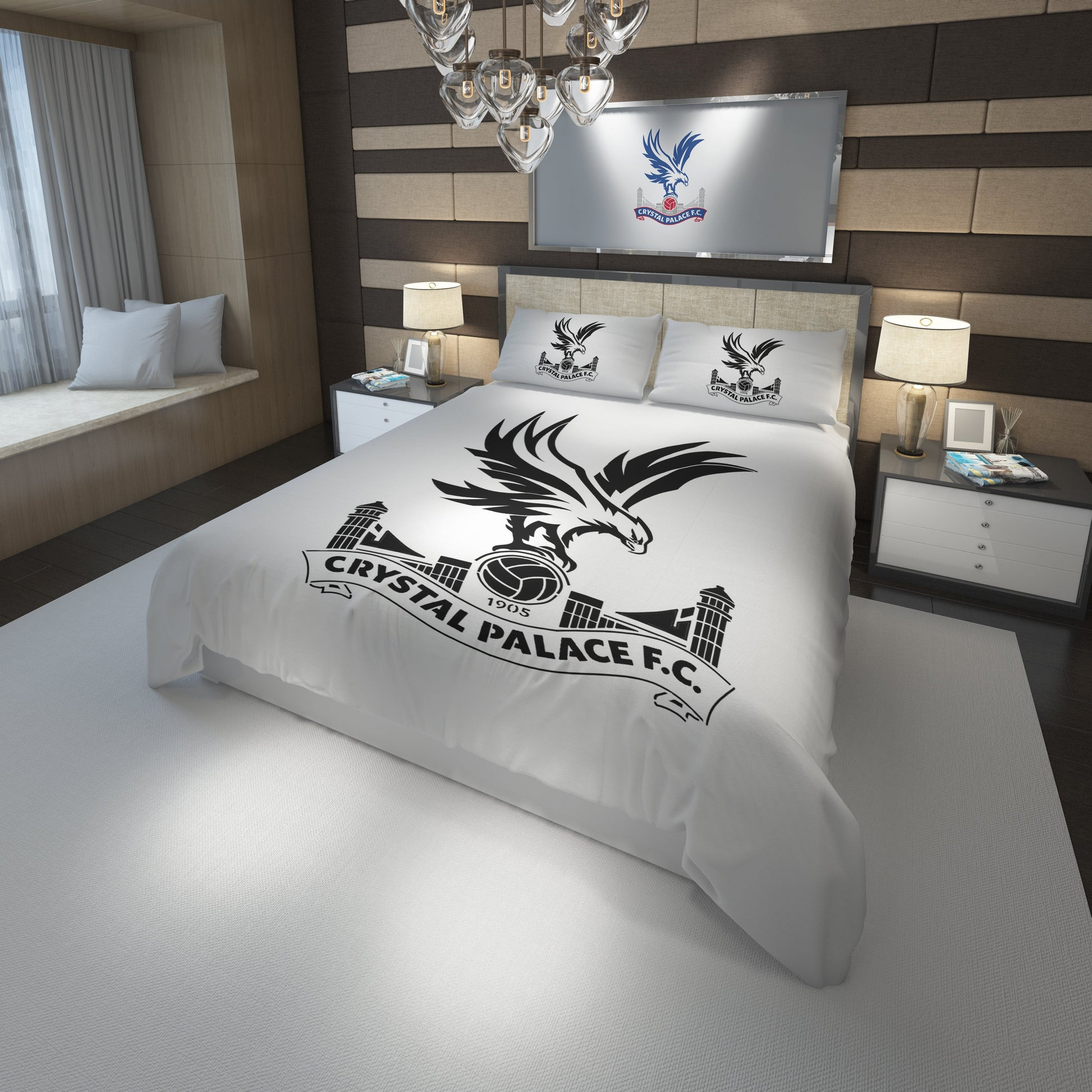 Crystal Palace FC 4 Duvet Cover Set - Bedding Set