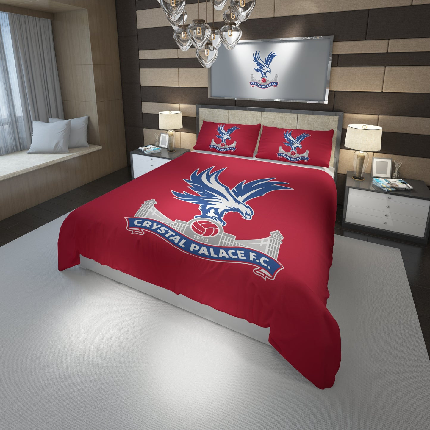 Crystal Palace FC 3 Duvet Cover Set - Bedding Set