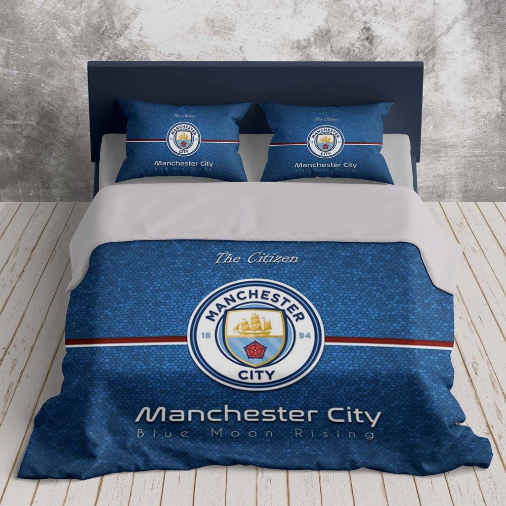 Manchester City FC 8 Duvet Cover Set - Bedding Set