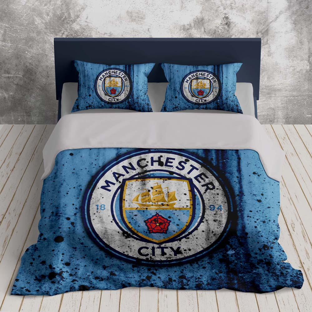 Manchester City FC 16 Duvet Cover Set - Bedding Set