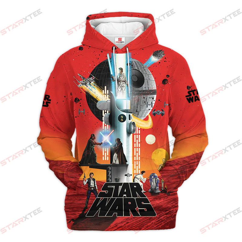 Star Wars Red Black Gift For Fans Hoodie Shirt