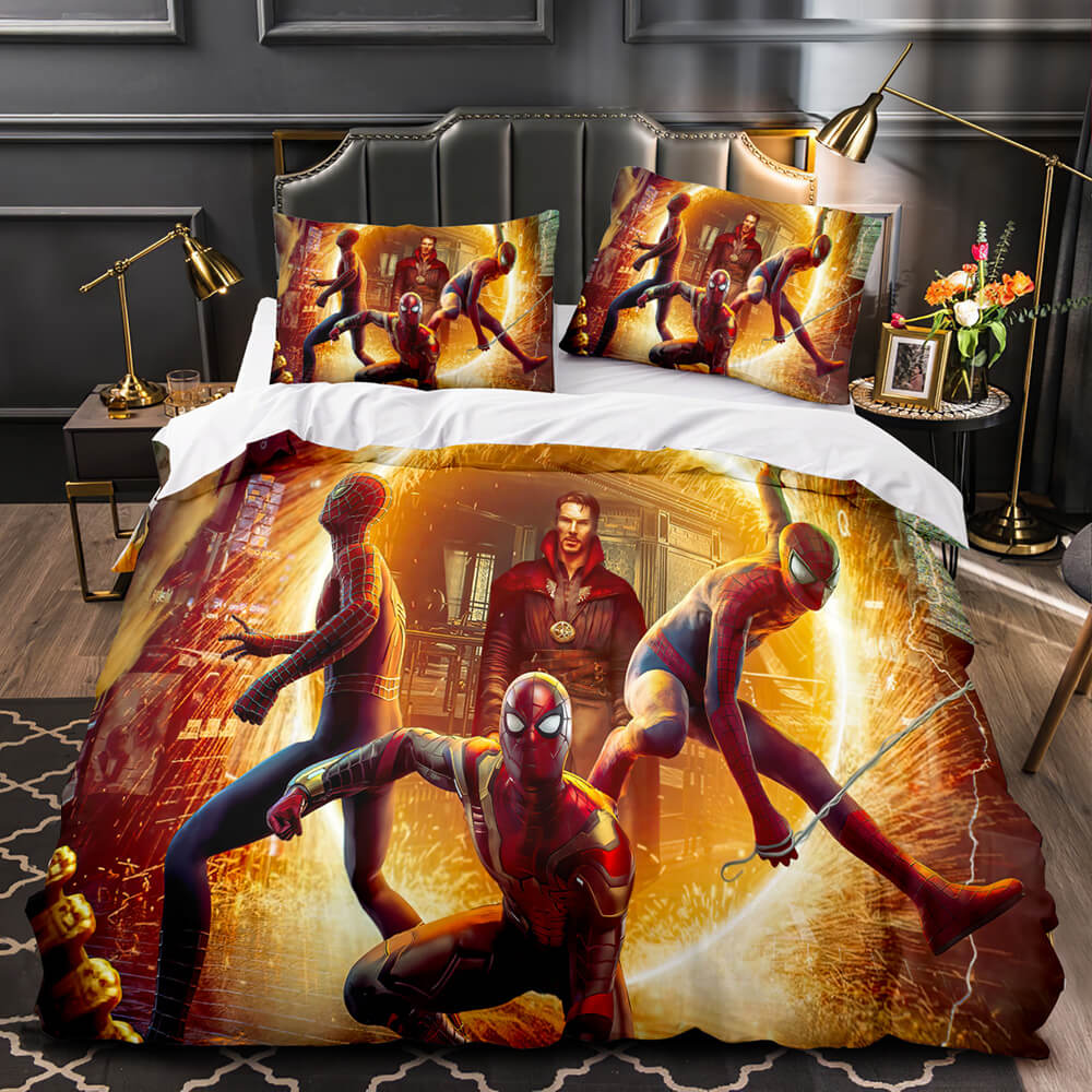 Spider-Man No Way Home Cosplay Bedding Set Without Filler