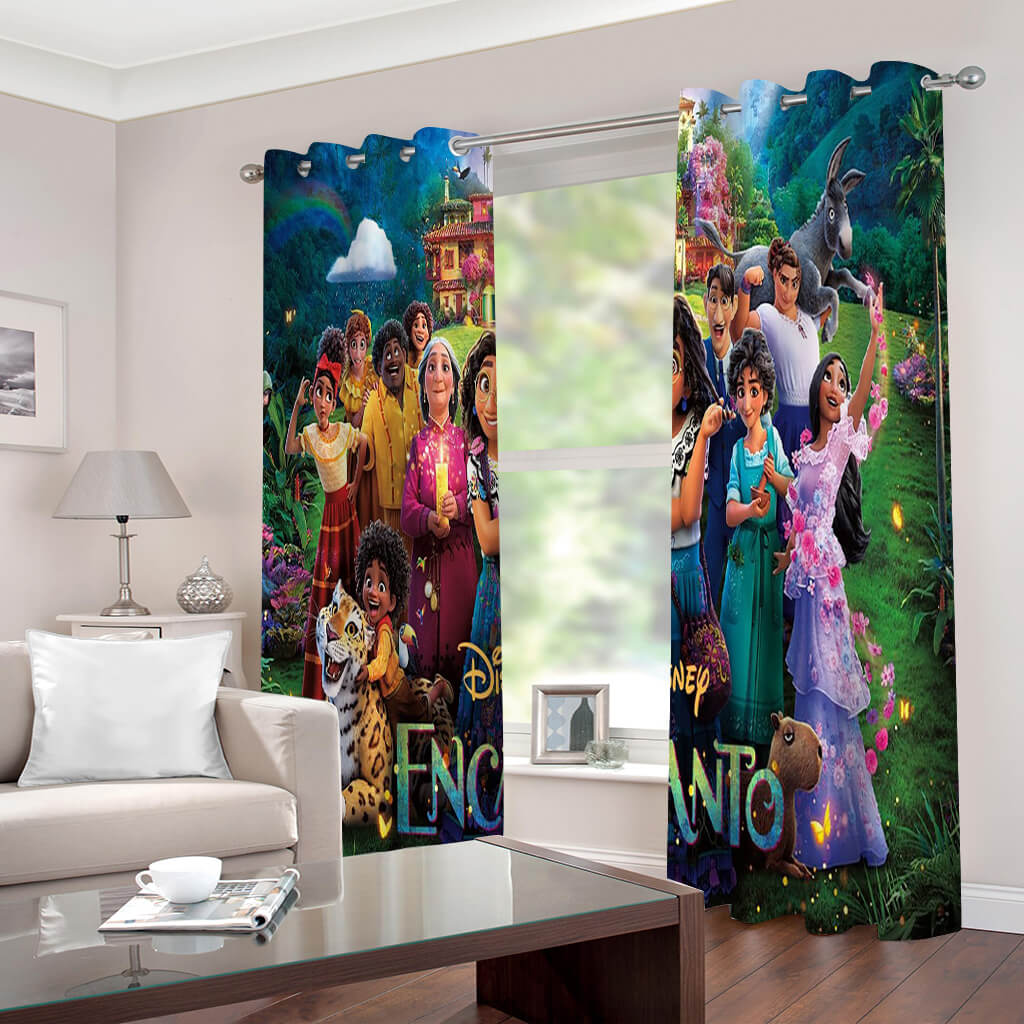 Disney Encanto Curtains Blackout Window Drapes for Room Decoration