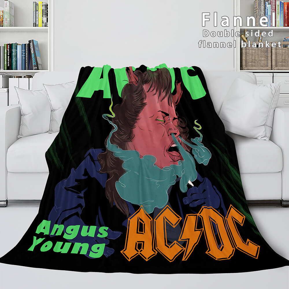 ACDC Orchestra Soft Flannel Fleece Blanket Throw Wrap Nap Quilt Blanket