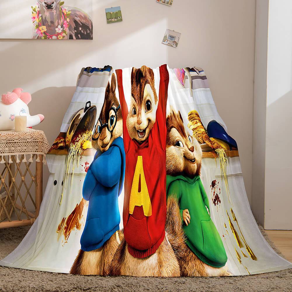 Alvin and the Chipmunks Flannel Fleece Blanket