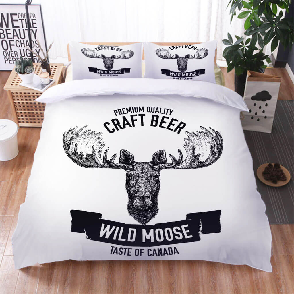 Wild Animal Antelope Bedding Set Quilt Duvet Cover Bed Sheet Sets