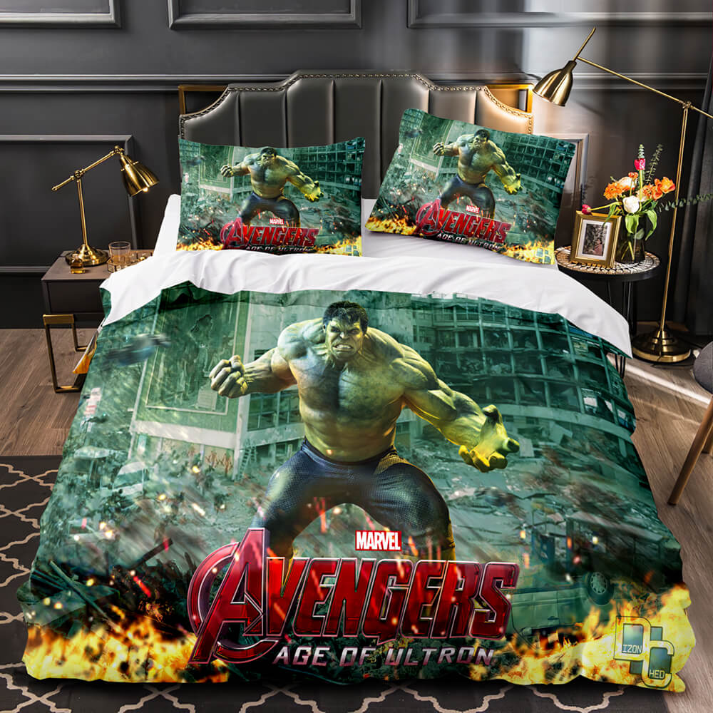 Avengers Cosplay UK Bedding Set Quilt Duvet Covers Bed Sheets Sets