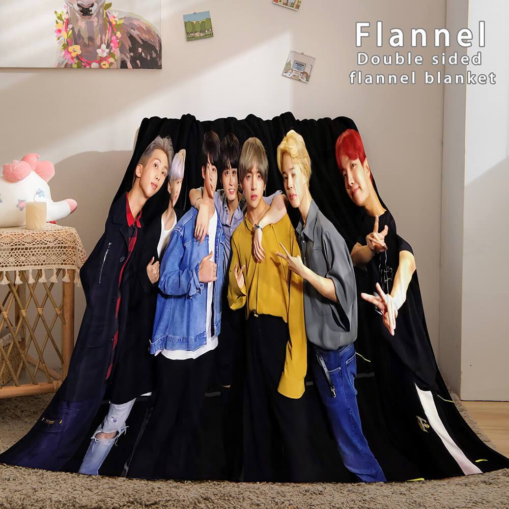 BTS Butter Flannel Fleece Blanket