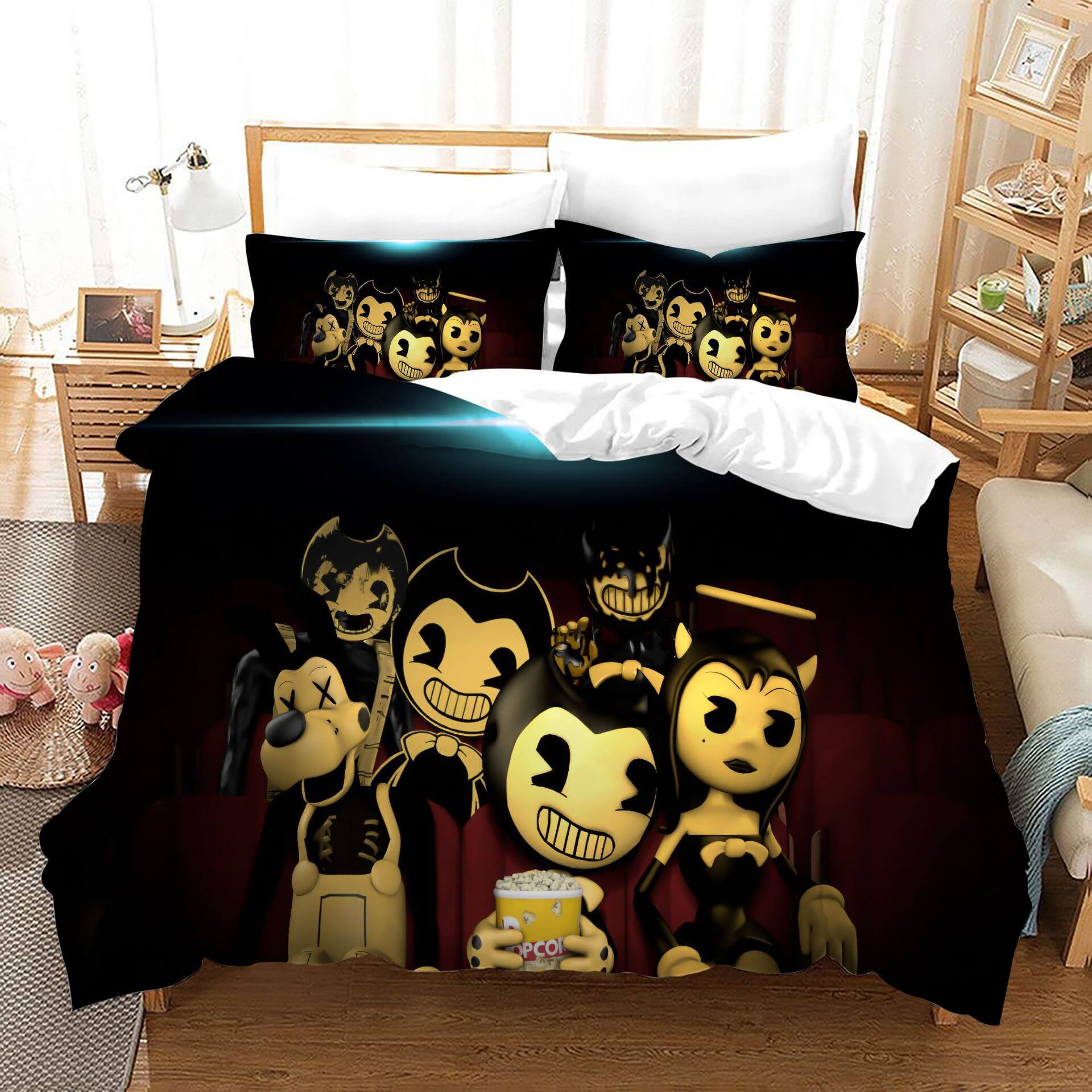 Bendy And The Ink Machine Cosplay Bedding Set Quilt Duvet Covers Sets