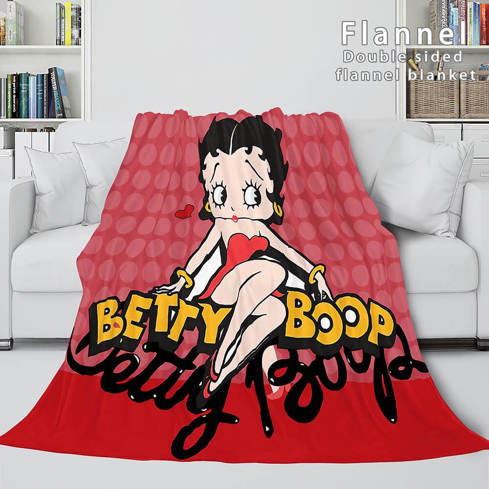 Betty Boop Flannel Fleece Blanket