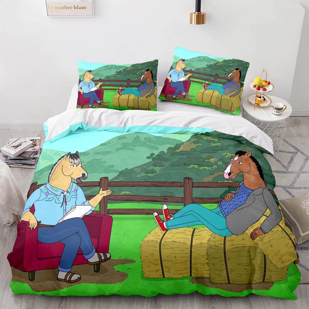 BoJack Horseman Bedding Set Quilt Duvet Cover Bedding Sets