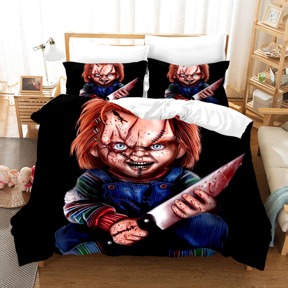 Child's Play Cosplay Bedding Set Quilt Duvet Covers Bed Sheets Sets