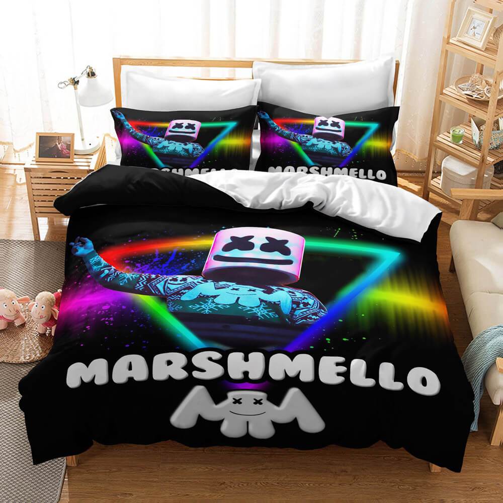 DJ Marshmello Bedding Set Duvet Cover Bed Sets