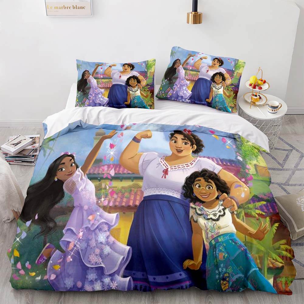 Disney Encanto Bedding Set Quilt Duvet Cover Pillowcase Bedding Sets
