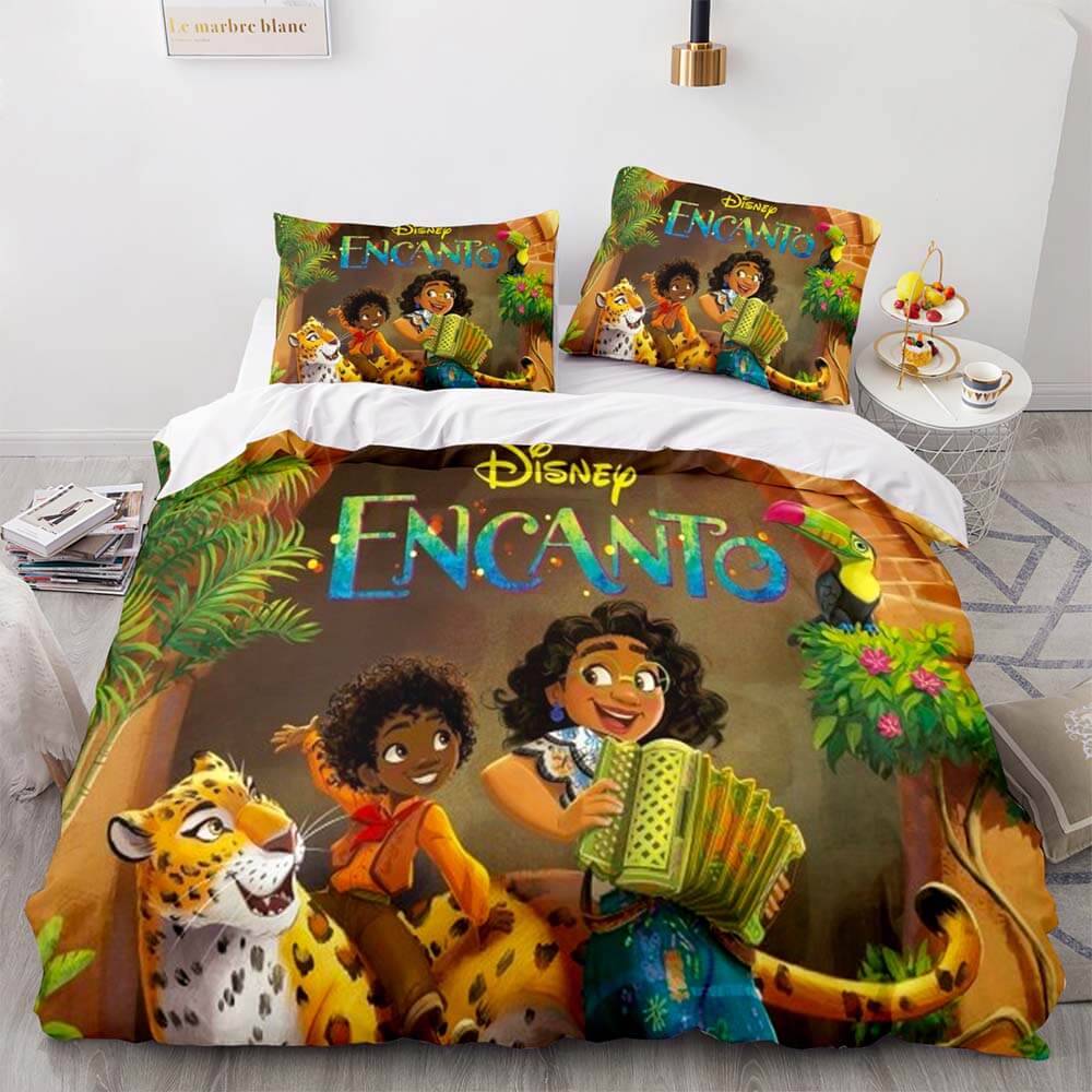 Disney Encanto Bedding Set Quilt Duvet Cover Bedding Sets
