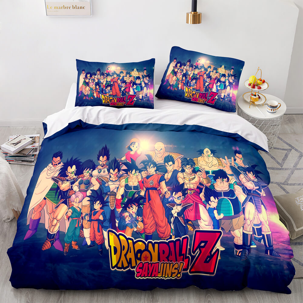 Dragon Ball Son Goku Kakarotto Bedding Set Quilt Duvet Cover Bed Sets