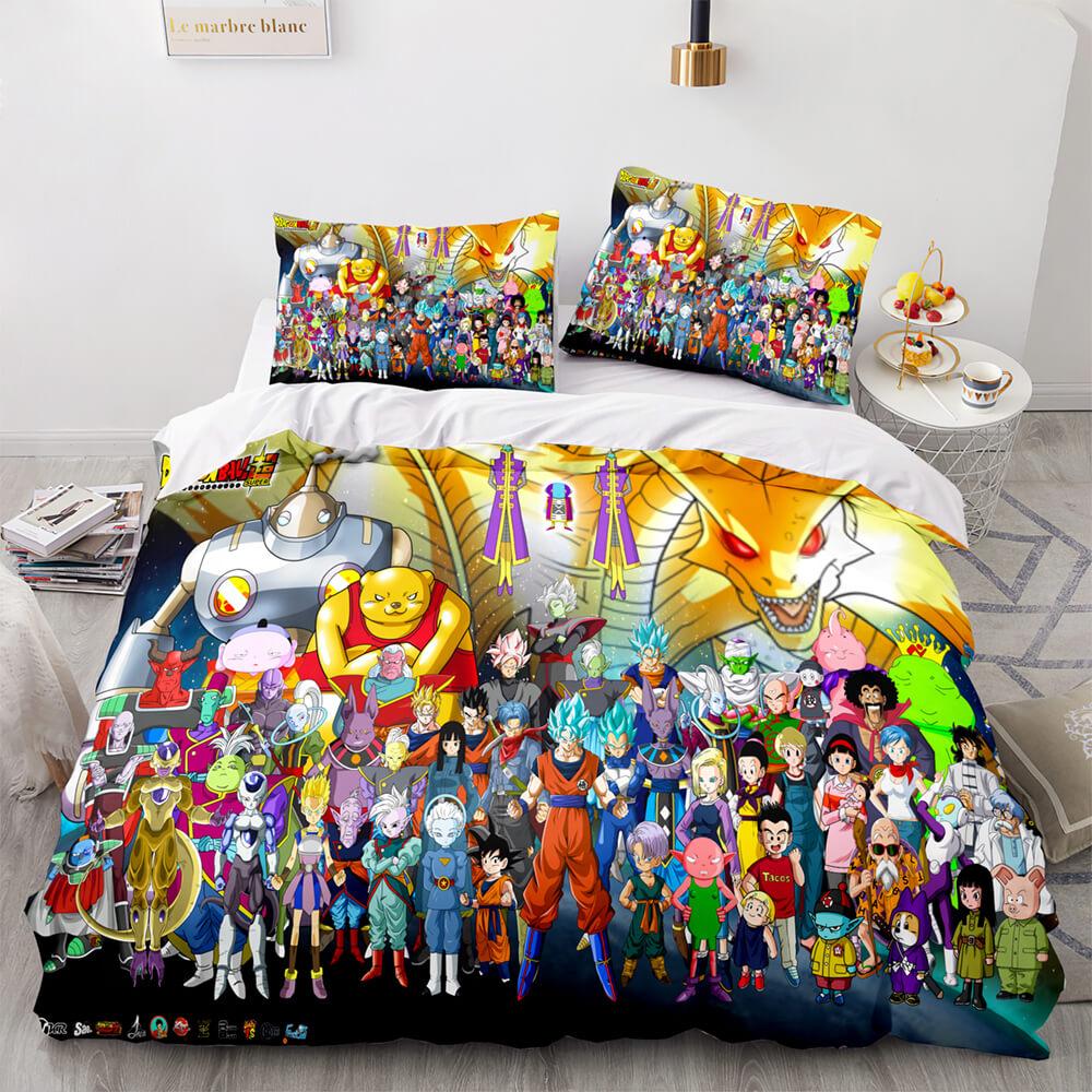 Dragon Ball Son Goku Bedding Set Duvet Cover Bed Sets