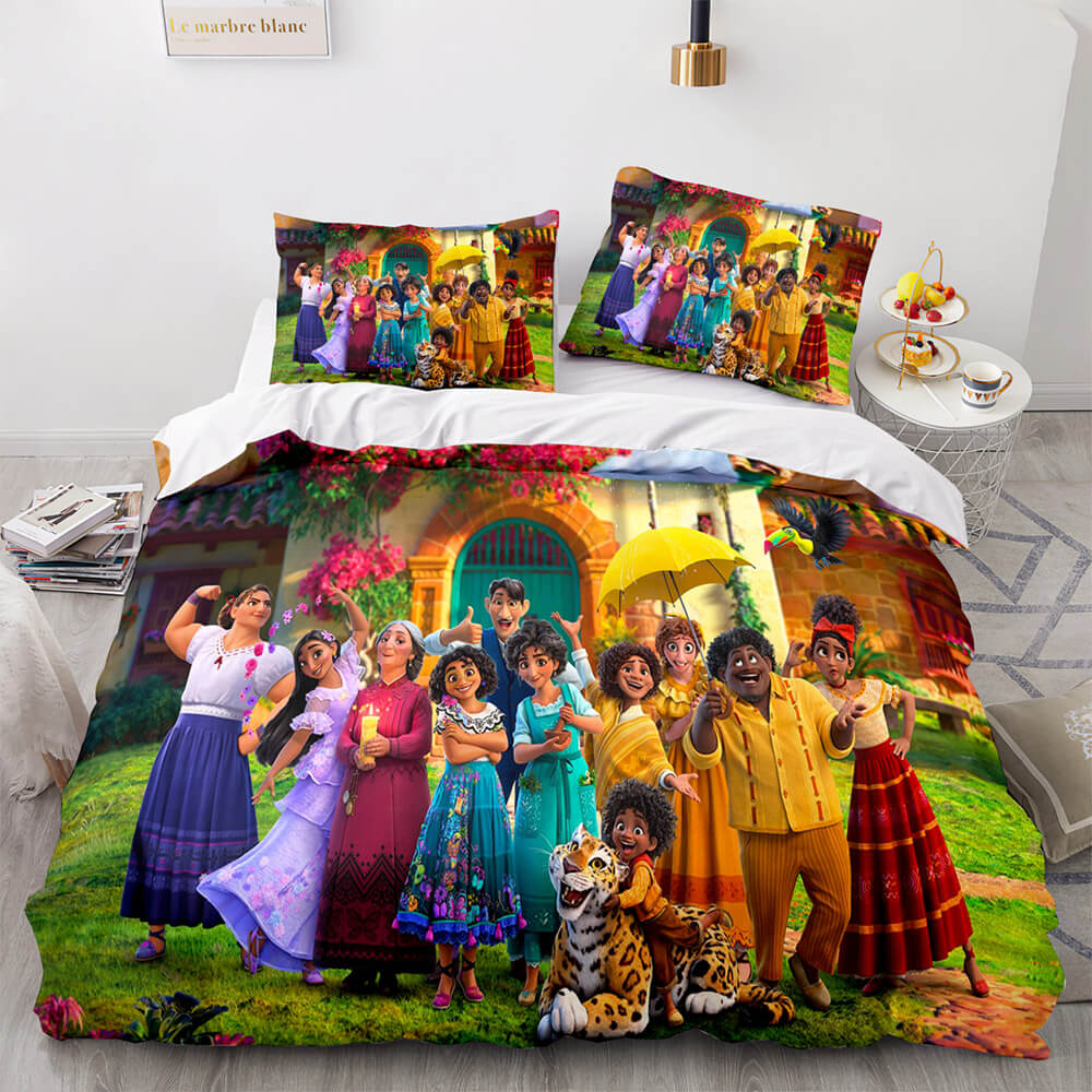 Encanto Bedding Set Lin Manuel Miranda Stephanie Beatriz Duvet Cover