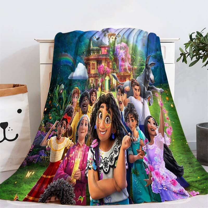 Encanto Blanket Cosplay Flannel Throw Room Decoration