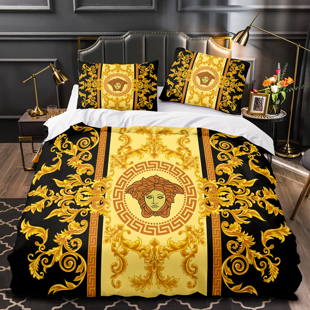 Versace Pattern Bedding Set Quilt Cover Without Filler