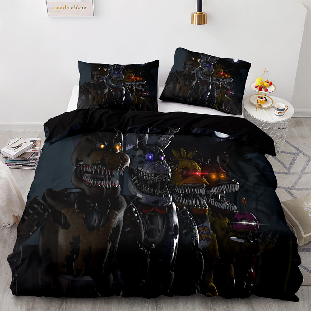 Five Nights at Freddy's Kids Bedding Set Quilt Duvet Cover Bed Sets