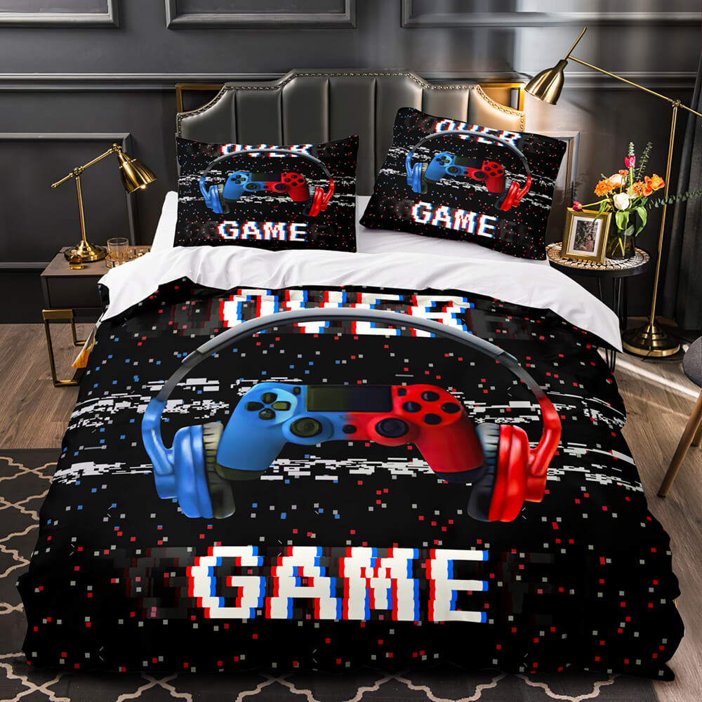 Game Controller Gamepad Bedding Set Quilt Duvet Cover Bed Sheet Sets