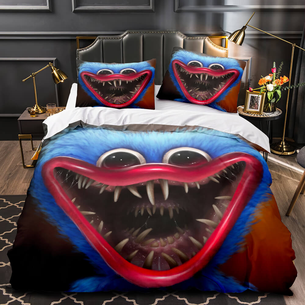 Game Poppy Playtime Bedding Set Cosplay Quilt Duvet Cover Bed Sheet Sets