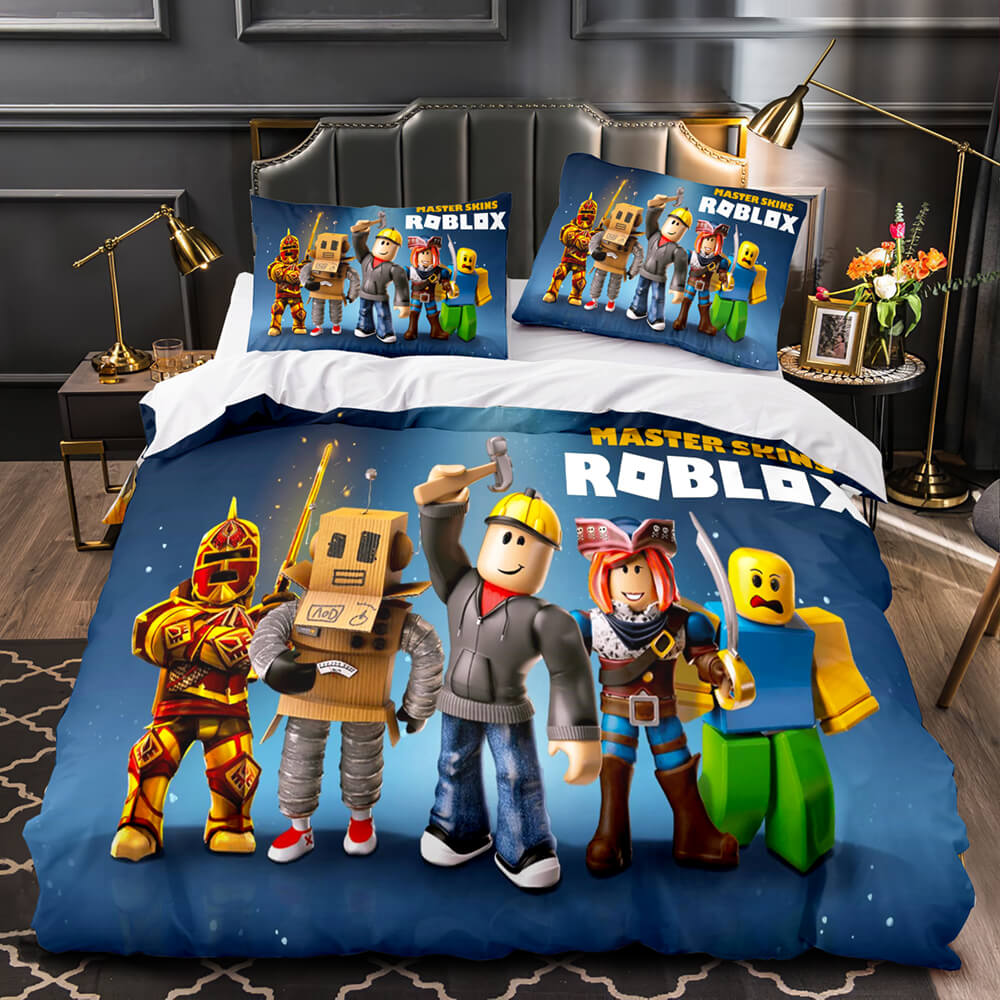 Game Roblox Cosplay Bedding Set Quilt Duvet Cover Christmas Bed Sets