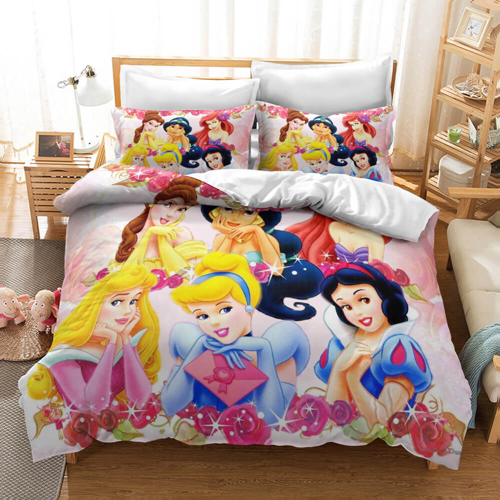 Girls Gift Disney Princess Bedding Set UK Quilt Duvet Cover Bed Sets