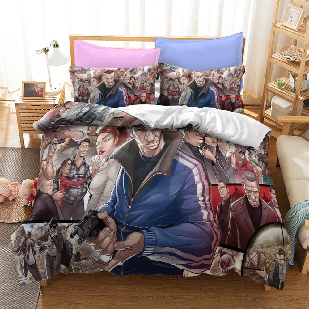 Grand Theft Auto Bedding Set Without Filler