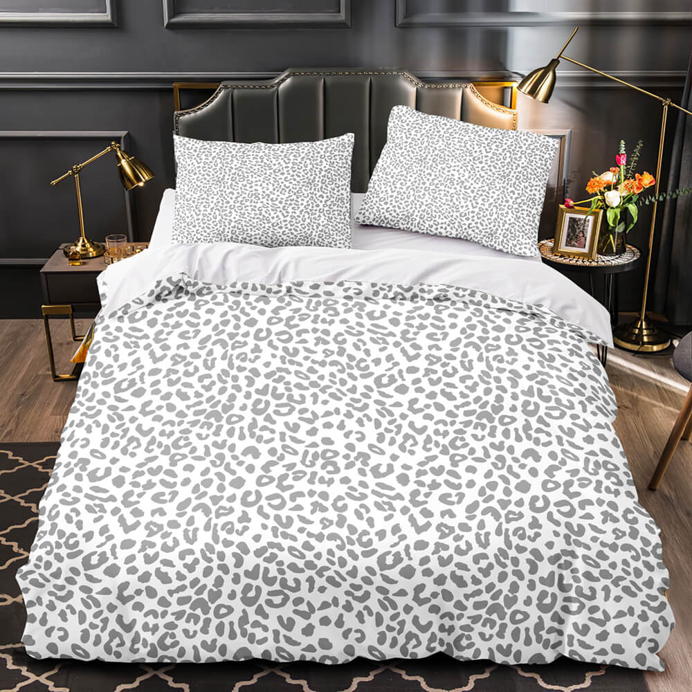 Leopard Graphic Print Bedding Set Without Filler