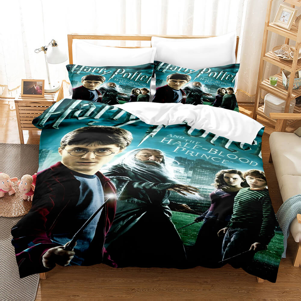 Harry Potter Cosplay Kids Bedding Set UK Quilt Duvet Cover Bed Sets