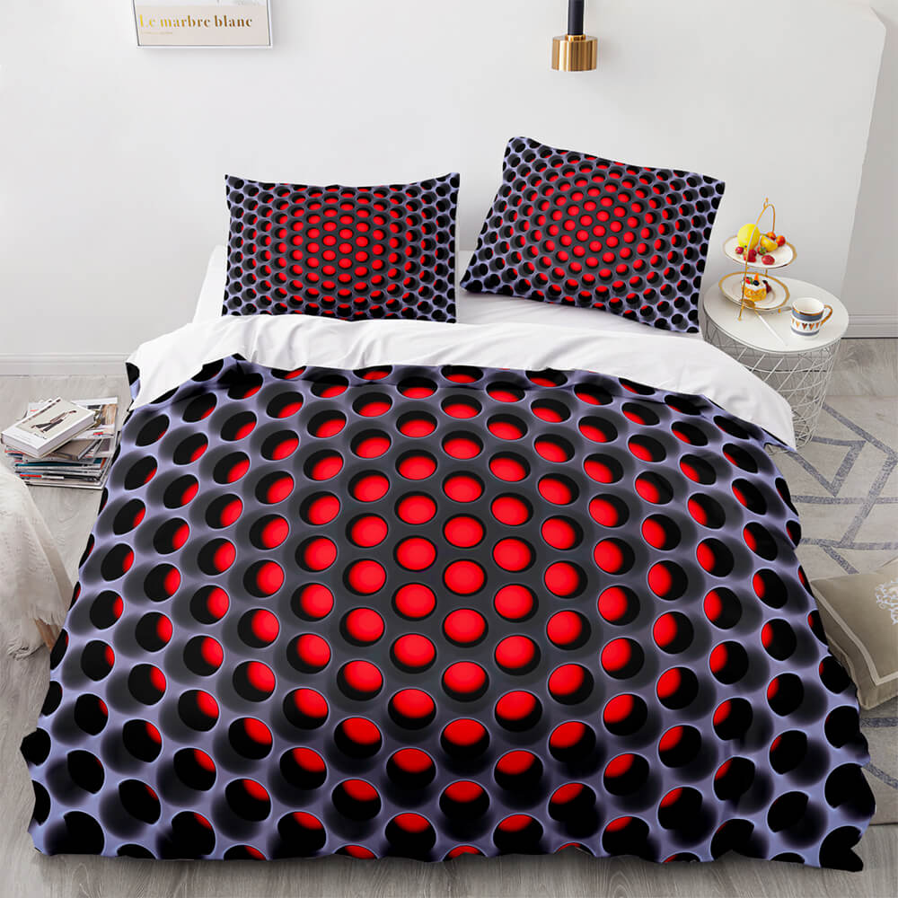 Honeycomb UK Bedding Set Quilt Duvet Covers Bed Sheets Sets